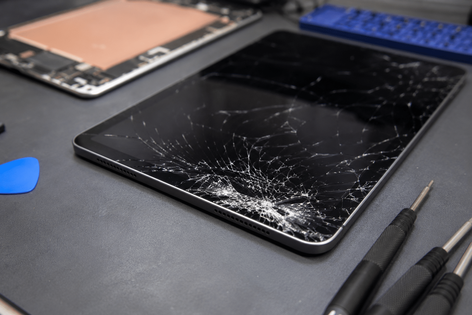 Zbity ekran iPad – czy wymienia się samą szybkę czy cały wyświetlacz?