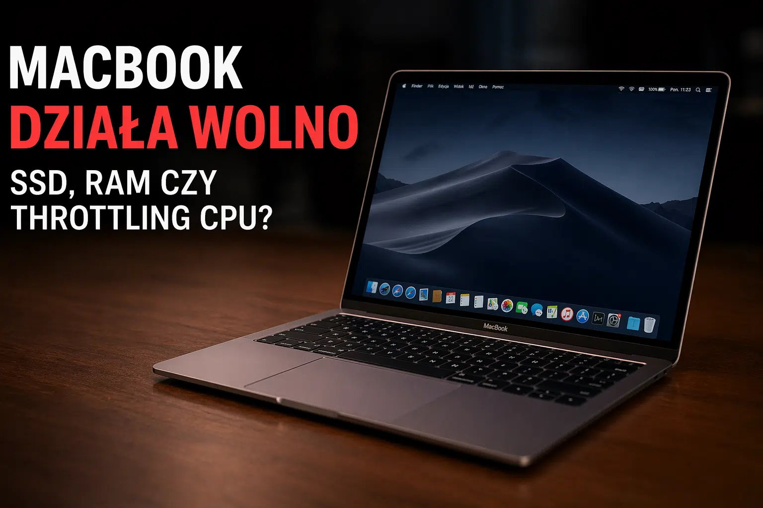 MacBook wolno działa– SSD, RAM czy throttling CPU? Jak znaleźć przyczynę i przyspieszyć Maca